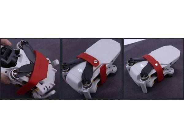 SunnyLife lukittava potkurisuoja Dji Mavic Minille punainen