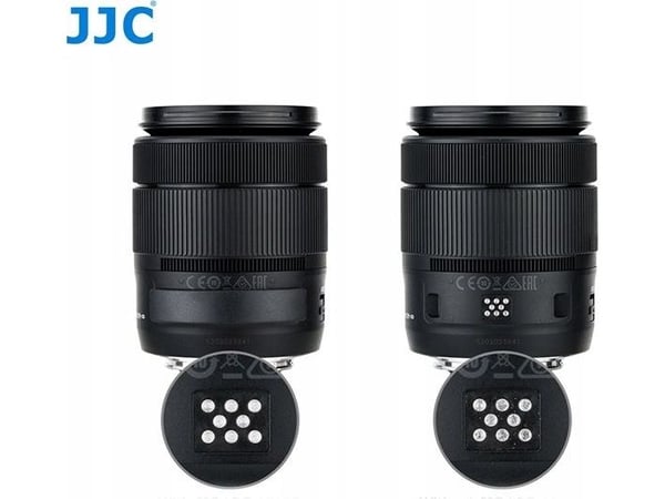 JJC deksel/beskyttelse/propp for kontakter til Canon EF-S 18-135mm (2 stk.)