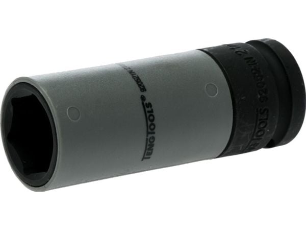 Teng Tools sokkel med grep 1/2" for bolter 21 mm