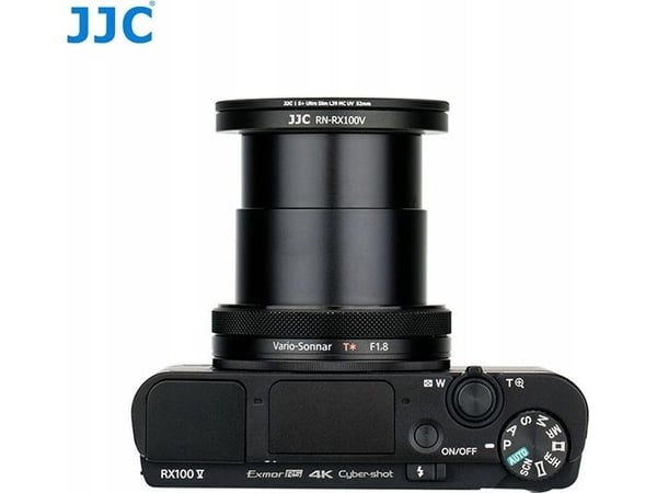 JJC filtermonteringsadapter 52 mm + dekkskrue til SONY RX100 II III IV V
