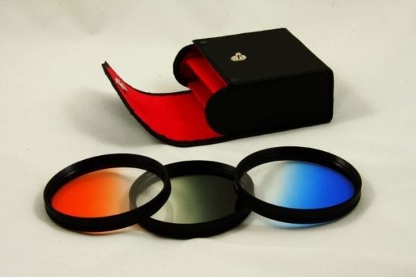 Måkefilter av 52mm halvfiltre
