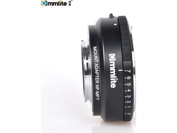 Commlite ADAPTERI Olympus / Panasonic Micro 4/3 m4/3 - NIKON / NIKKOR + Aukko