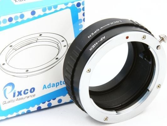 Pixco-adapter SONY NEX [E] ? SONY ALPHA + BLOKERING