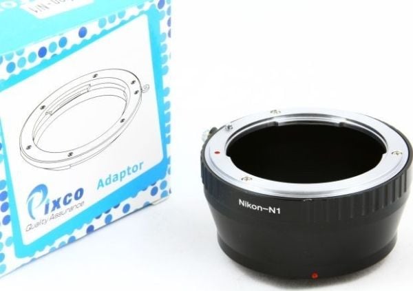 Pixco-sovitin NIKON 1 -> NIKON (Nikkor) [AF/Ai/AiS]
