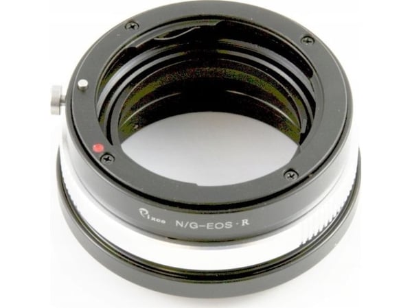 Pixco-sovitin / vähennys CANON EOS R RF:stä NIKONiin [ G ]