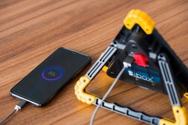Libox oppladbar arbeids-lommelykt multifunksjonell varsellampe LB0182 LIBOX