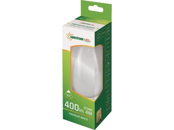 Wojnarowscy LED-ljus E14 230V 4W COG WW WHITE SPECTRUM