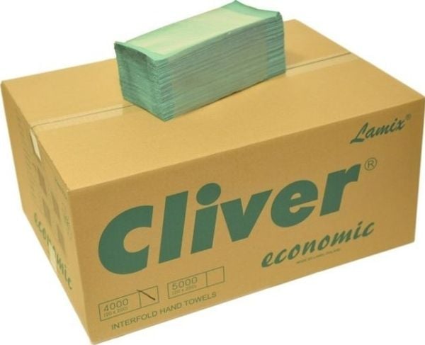 Cliver håndkle ZZ grønn 4000 Economic