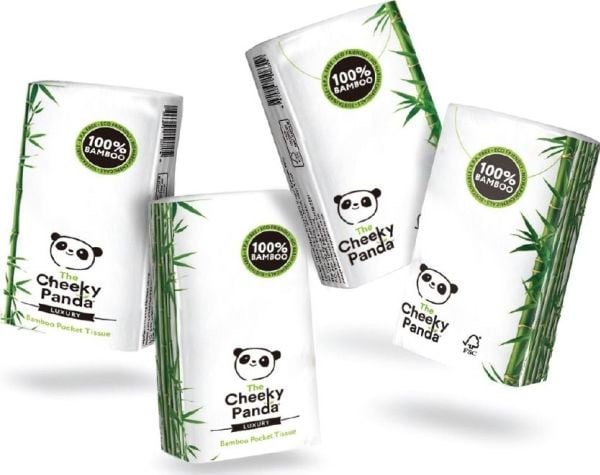 Cheeky Panda, hygieniske lommetørk, 8 pakker