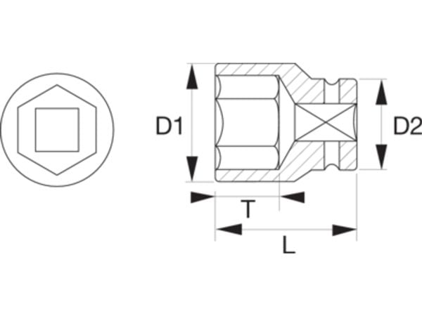 Bahco K7801M-20, 20 mm, 130 g