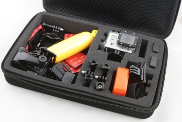 Xrec etui/veske XL til GoPro Hero 8/7/6/5/4/3+/3/2/1