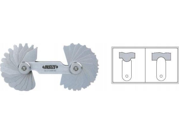 Insize mönster rundkol. 1-7 mm