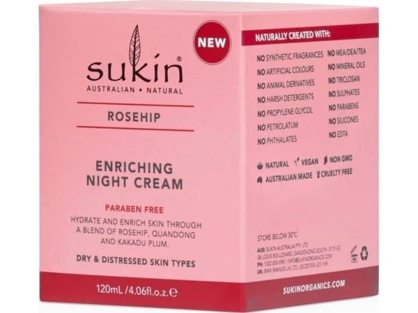 Sukin ansiktskräm Rosehip närande 120 ml