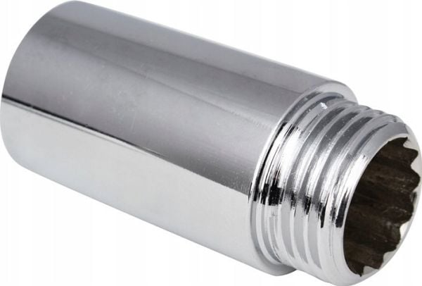Hydroland forkrommet overgang 1/2" 40 mm (LC.PRZ.1/2-40)