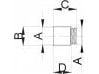 Hydroland H-MESSING FORlengelse 3/4" 50MM HYDROLAND // ŁM.PRZ.3/4-50.H