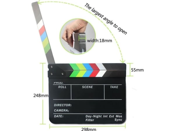 Commlite sammenleggbar film 30x25 cm / farge / for tusjer - Mazaki