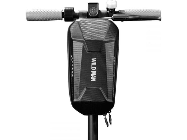 WILDMAN L ES8 Plus scooter-etuiet/rammestativ-lomme svart/svart