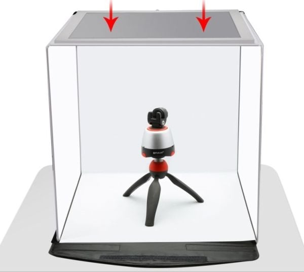 Puluz LED-innsats / Pad Shadowless - 1200lm 40cm - For telt