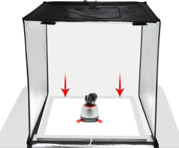 Puluz LED-innsats / Pad Shadowless - 1200lm 40cm - For telt