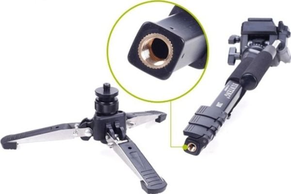 YUNTENG Monopod 2in1 med ben og oljehode / video / Gopro Hero 7