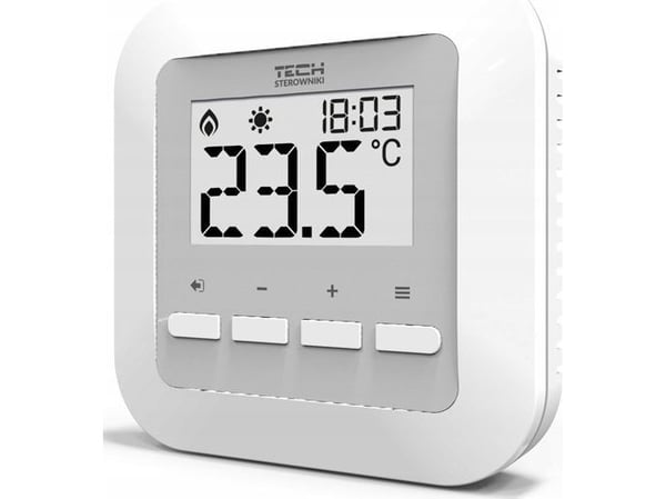 Tekninen huoneohjain kaksitoiminen ST-295v2 valkoinen