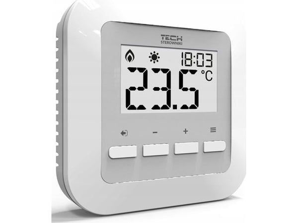 Tekninen huoneohjain kaksitoiminen ST-295v2 valkoinen