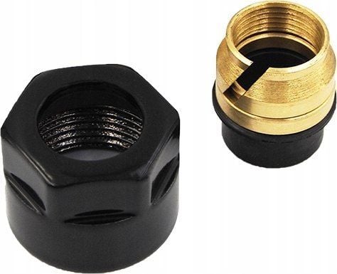 Varioterm Connector/Clamp Adapter CU GW 3/4 x 15x1 Matt Black