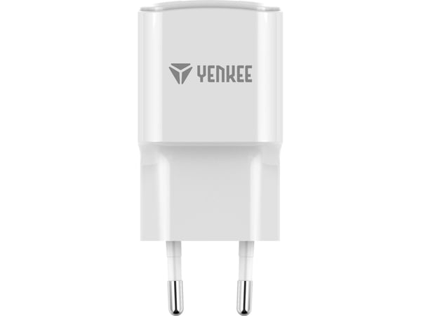 Yenkee YAC 2023WH laddare - 1x USB-A 2.4 A (30016820)
