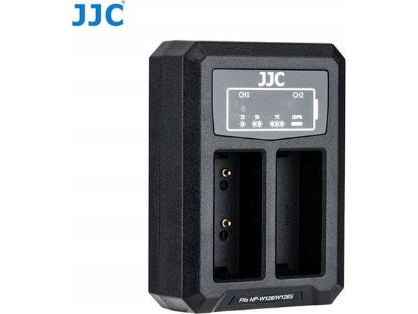 JJC Kameralader Dual Channel Dual USB-lader for Fuji NP-W126 / NP-W126S