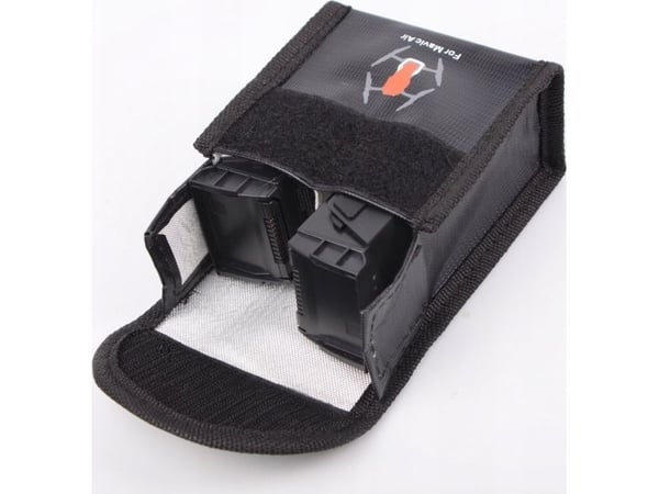 SunnyLife etui/cover for 2× batteri til DJI Mavic Air - brannsikkert