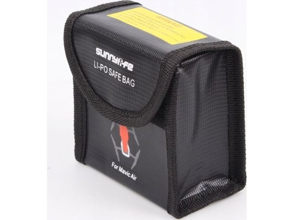 SunnyLife etui/cover for 2× batteri til DJI Mavic Air - brannsikkert