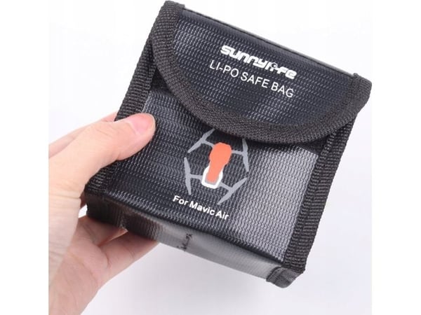 SunnyLife fodral/etui för 2× batteri till DJI Mavic Air - brandsäkert