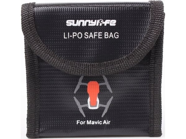 SunnyLife etui/cover for 2× batteri til DJI Mavic Air - brannsikkert