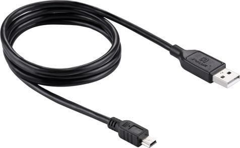 Puluz USB-A til miniUSB-kabel 1 m svart (SB4137)