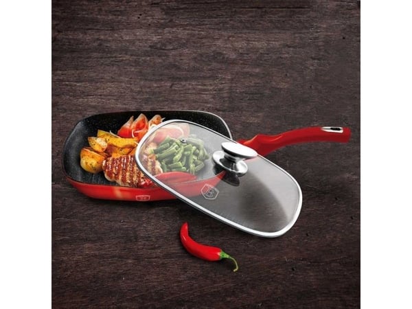 Stekepanne Berlinger Haus Metallic Line Burgundy Edition 20/24/28 cm