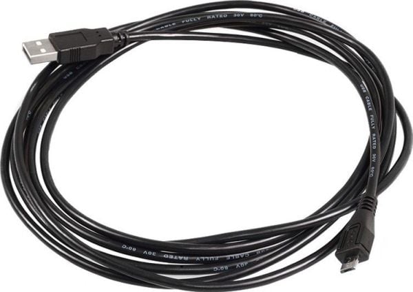 USB-kabel Maclean USB-A til microUSB 1,5 m svart (MCTV-758)