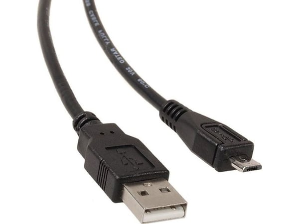 USB-kabel Maclean USB-A til microUSB 1,5 m svart (MCTV-758)