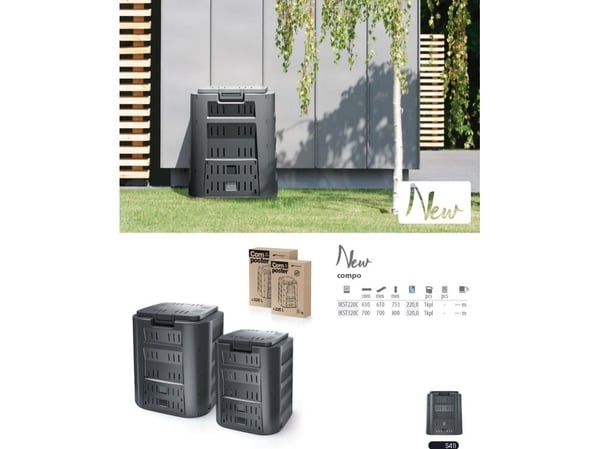 Prosperplast Compogreen kompostkärl 220 L