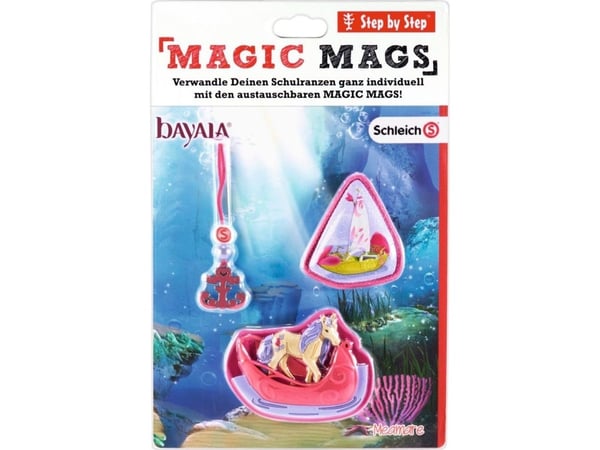 Step by Step of Magic Mags Schleich Bayala&Meamare utskiftbare elementer for Space/Grade/Cloud/Kid/2in1 Plus ryggsekker