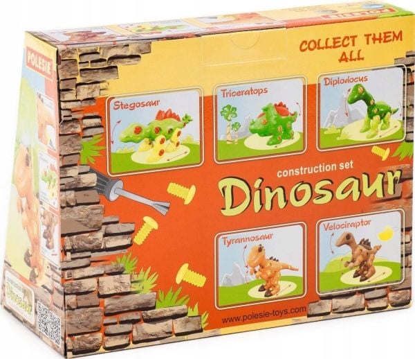 Wader Polesie 77158 Klocki dinosaur "Tyrannosaurus" 40 stk.