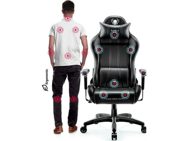 Diablo Chairs X-One 2.0 King Chair Musta