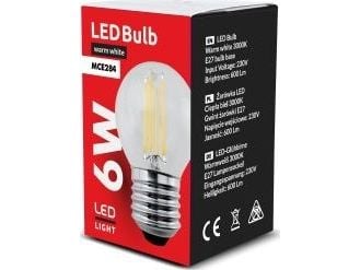 Maclean glødelampe Retro Edison LED E27 6W 230V (MCE284)
