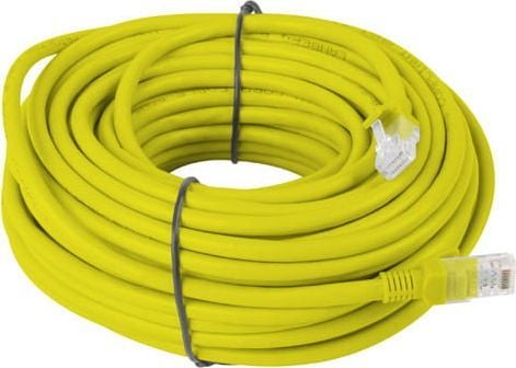 Lanberg - Patch-kabel - RJ-45 (hane) till RJ-45 (hane) - 30 m - 5.7 mm - S/FTP - CAT 6 - formpressad, hakfri, tvinnad - orange, RAL 1028