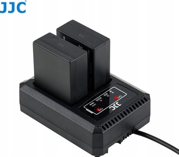Lader til kamera JJC dobbel USB-lader for Panasonic DMW-BLC12 / Sigma BP-51 / Leica BP-DC12