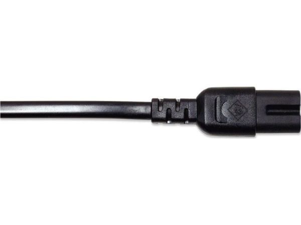 Strømkabel Manhattan Audio Ósemka Euro til C7 0,5 m svart
