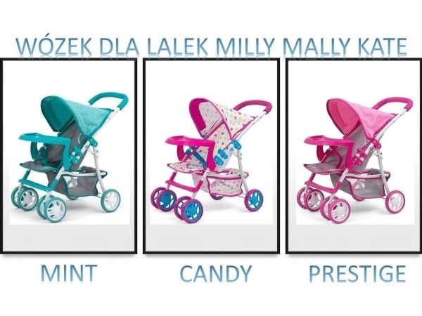Kate Prestige dukkevogn mintgrønn MILLY MALLY