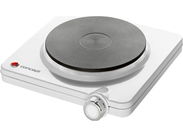 Concept VE3015, Hvit, Benkeplate, Innebygde kokeplater, Emaljert stål, 1 zone(s), 1 zone(s)