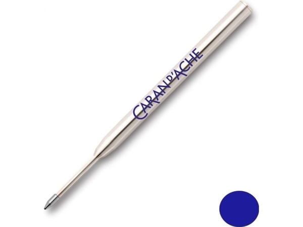 CARAN D'ACHE kulepennmine "Goliath" F, blå passer til trykk-/kulepenn 849 POPLINE, strektykkelse F - 1 stk (8422.160)