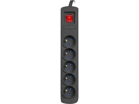 Armac ARC 5 - Strømstødsbeskytter - AC 230 V - 2300 Watt - output-stikforbindelser: 5 - 1.5 m ledning - lajittelu