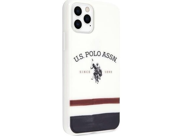 Deksel US Polo Assn US Polo USHCN65PCSTRB iPhone 11 Pro Max Tofarget / Hvit Tri-Tone Collection